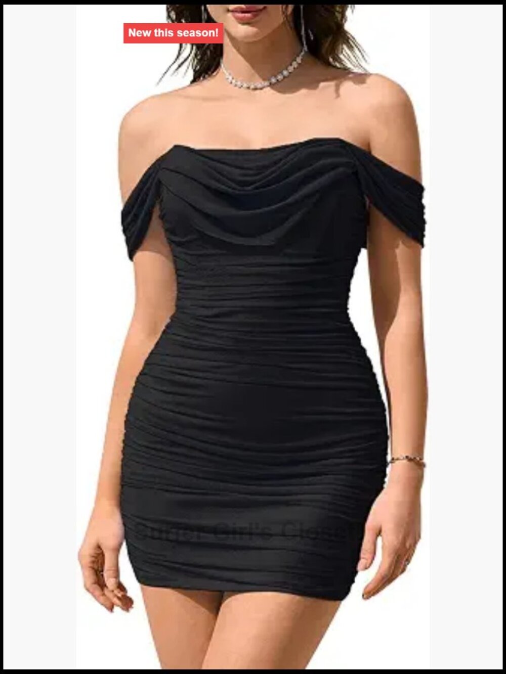 Off Shoulder Bodycon Mini Dress Women Club Party Ruched Corset Sleeveless